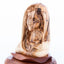 Olive Wood Virgin Mary with Baby Jesus Bust Statue - Statuettes - Bethlehem Handicrafts
