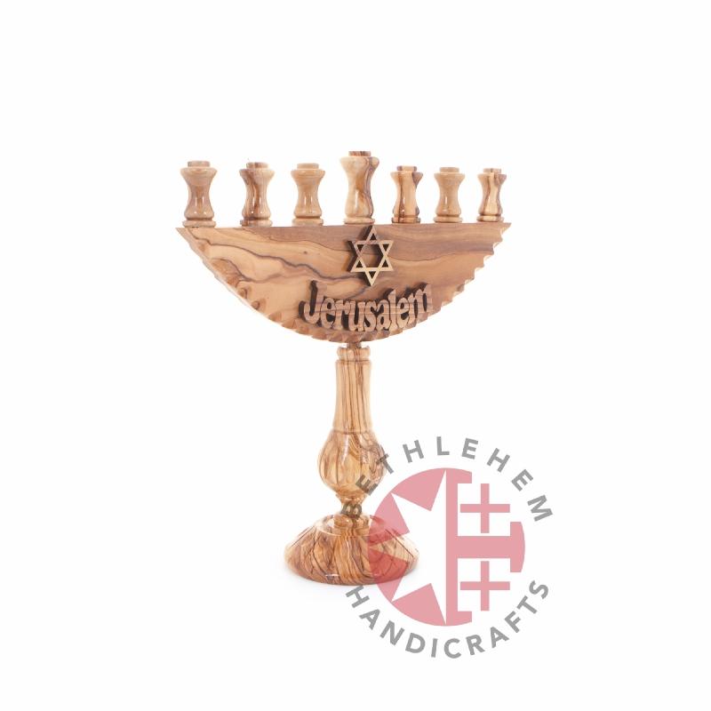 Religious gift from Bethlehem hand made in the Holy Land, three quarter view of the religious piece