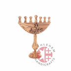 Religious gift from Bethlehem hand made in the Holy Land, three quarter view of the religious piece