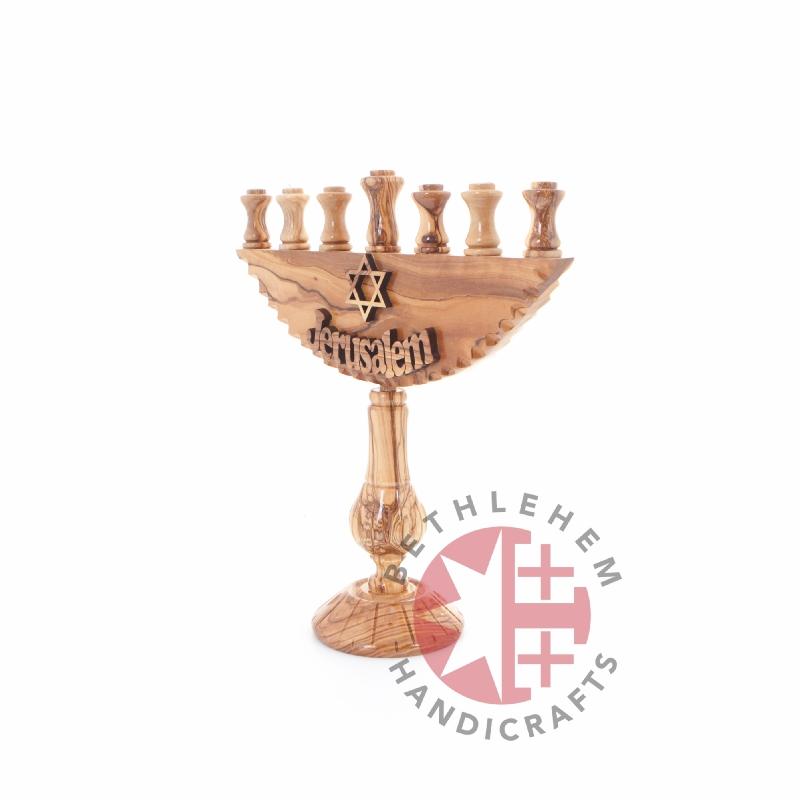 Religious gift from Bethlehem hand made in the Holy Land, close up of the religious symbol detail
