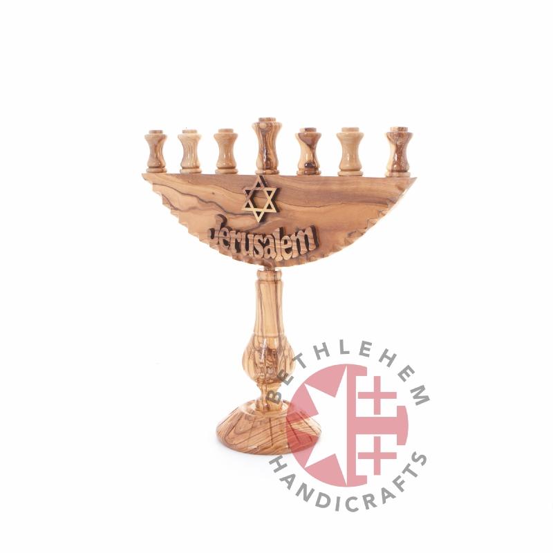 Religious gift from Bethlehem hand made in the Holy Land, side profile of the carved figure