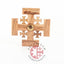 Handmade Jerusalem Wooden Cross - Wall Hangings - Bethlehem Handicrafts