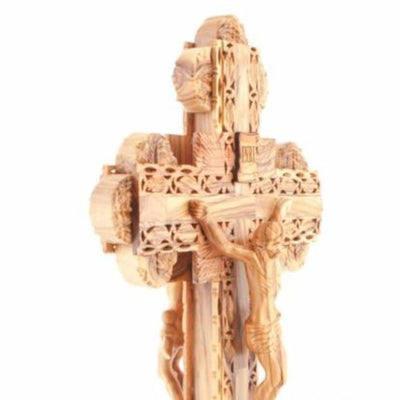 Wood Carved Altar Crucifix - Wall Hangings - Bethlehem Handicrafts