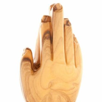 Wooden Praying Hands Statue - Statuettes - Bethlehem Handicrafts