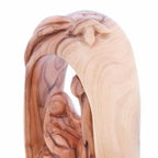 Hand Carved Wooden Statue of The Holy Family - Statuettes - Bethlehem Handicrafts