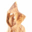 Star Shaped Olive Wood Holy Family Statue (Abstract) - Statuettes - Bethlehem Handicrafts