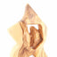 Star Shaped Olive Wood Holy Family Statue (Abstract) - Statuettes - Bethlehem Handicrafts