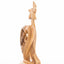 Abstract Olive Wood Holy Family with the Star of Bethlehem (Heart Edition) - Statuettes - Bethlehem Handicrafts
