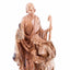 Modern Olive Wood Holy Family Holding a Lamp Statue - Statuettes - Bethlehem Handicrafts