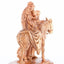 Flight into Egypt's Hand Carved Wooden Statue - Statuettes - Bethlehem Handicrafts