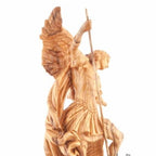 Saint Michael Wooden Hand Carved Sculpture - Specialty - Bethlehem Handicrafts
