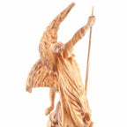 Saint Michael Wooden Hand Carved Sculpture - Specialty - Bethlehem Handicrafts