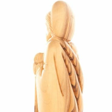 Saint Jude Olive Wood Hand Carved Statue - Statuettes - Bethlehem Handicrafts