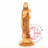 The Good Shepherd, Jesus Christ, 10" Wooden Abstract Carving