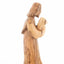 Abstract Olive Wood Good Shepherd Carving - Statuettes - Bethlehem Handicrafts