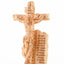Olive Wood Crucifixion Statue with the Scripture of (John 3:16) - Statuettes - Bethlehem Handicrafts