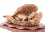 Jesus Christ statue hand carved from Bethlehem olive wood, 17.5 inch detail of the carved figure