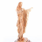 Wooden Jesus Christ Blessing's Statue - Statuettes - Bethlehem Handicrafts