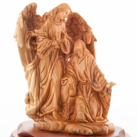 Jesus Christ with an Angel Before His Arrest in the Garden of Gethsemane - Statuettes - Bethlehem Handicrafts
