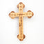  Crucifix  made from Olive Wood with 14 Stations of the Cross Engraved Back Made Holy Land Christians Catholic Gift Home Jerusalem