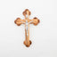 BuddedOlive Wood Crucifix with Silver Plated Corpus Made in Holy Land