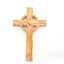 Celtic Olive Wood Cross with 14 Stations of the Cross Engraved on the Back Made in the Holy Land  by Christians Catholic Gift Home Jerusalem