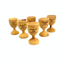 Wooden Communion Cups, Set of 6 from Holy Land Olive