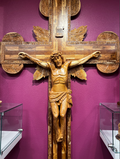 Extra Large Crucifix for Church | Carved Sculpture From Holy Land Olive Wood , Realistic Jesus Christ