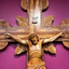 Extra Large Crucifix for Church  Carved Sculpture Olive Wood , Realistic