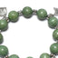 Finger Rosary, Jade Stone 10 mm Round Beads with 4 Silver Plated Pendants