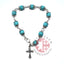 Turquoise 6mm Rosary Bracelet