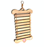 Back Hail Mary Prayer Engraved Wall Hanging in Olive Wood From Holy Land with Incense 