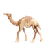Wooden Camel with Saddle, 13.4" Nativity Figurine from Bethlehem
