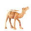 Wooden Camel with Harness Carving, Nativity Figurine, 5.3"