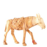 Wooden Donkey Nativity Figurine Carving, 5.9"
