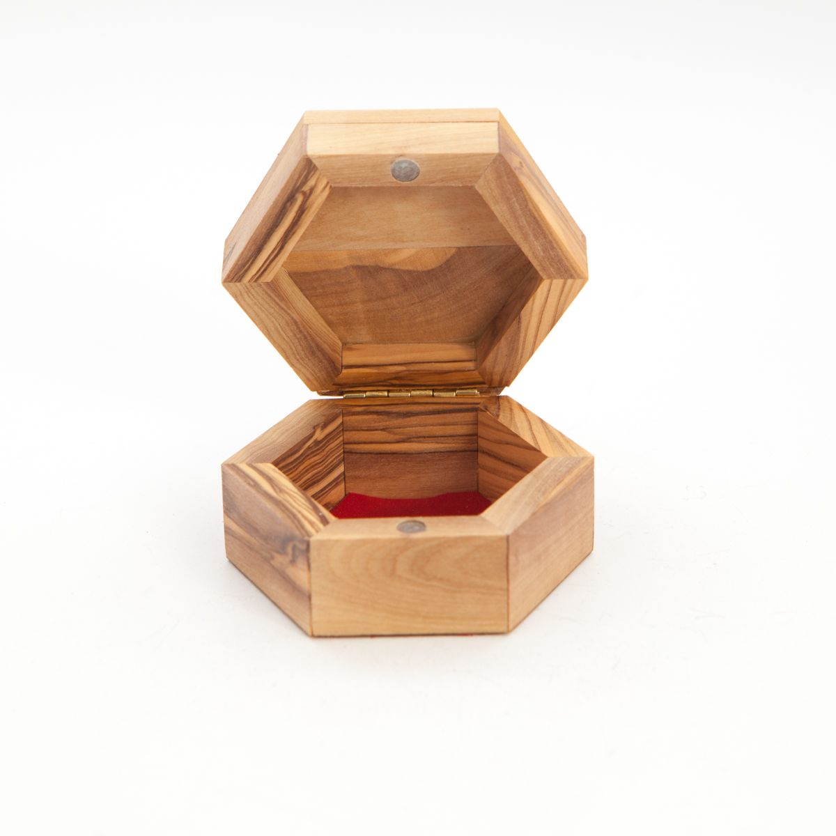 Holy Family Engraved Wooden Rosary Holder (Bethlehem), Hexagon
