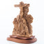 Olive Wood Crucifixion Statue with Virgin Mary, Mary Magdalene and St. John - Statuettes - Bethlehem Handicrafts