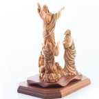 Ascension of Jesus Christ into Heaven Olive Wood Statue - Statuettes - Bethlehem Handicrafts
