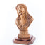 Carved Olive Wood Bust of Jesus’ Head - Statuettes - Bethlehem Handicrafts