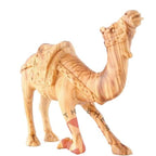 religious olive wood statue hand carved in Bethlehem, 6.5 inch scale reference view