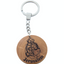 Holy Family Keychain, Olive Wood