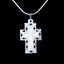 Mother of Pearl Cross Pendant, Sterling Silver
