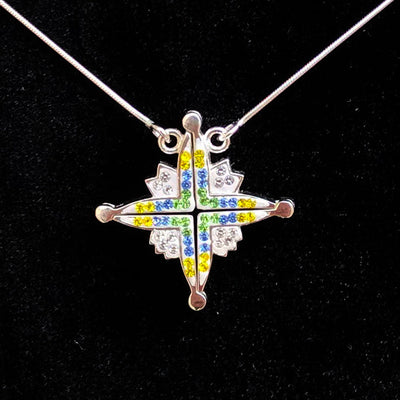 Two-Way Magnetic Star of Bethlehem Necklace