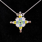 Two-Way Magnetic Star of Bethlehem Necklace