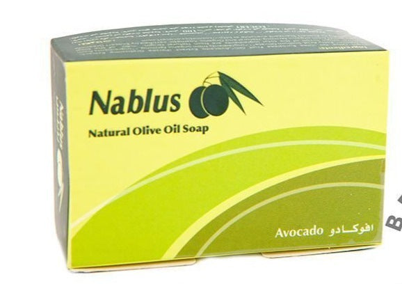 Pure olive oil soap from Nablus Holy Land, side angle of the olive oil soap sculpture