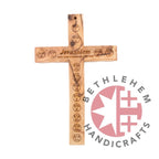 Hand Carved Olive Wood Cross - Wall Hangings - Bethlehem Handicrafts