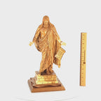 Jesus Christ Giving Blessing, 16.9" Wood Statue from Holy Land