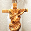 Jesus Crucified on Cross, "Christ Embraced by St. Francis Assisi" , 13.2" Carving