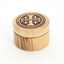 Round Ring or Communion Holder, Hand Made from Holy Land Olive Wood