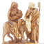 Flight into Egypt's Hand Carved Statue - Statuettes - Bethlehem Handicrafts